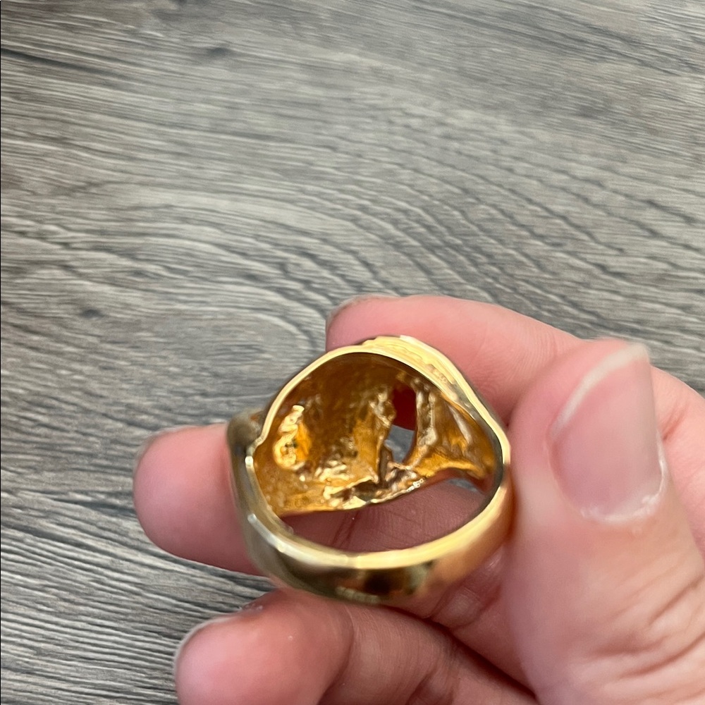 Gold Statement Ring - image 5